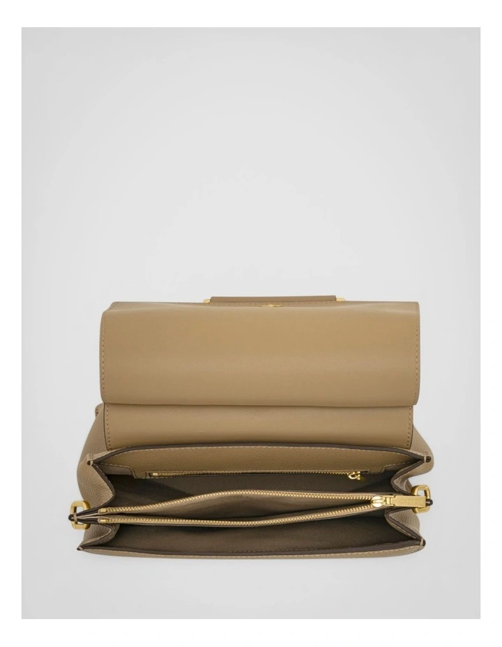 Elm Medium Satchel Bag in Mushroom image 3