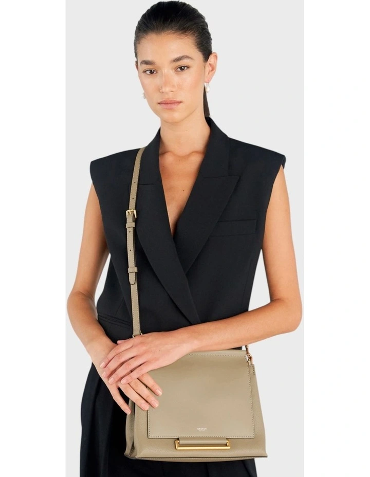 Elm Medium Satchel Bag in Mushroom image 4