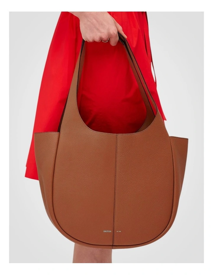 Emilia Tote Bag in Brandy image 5