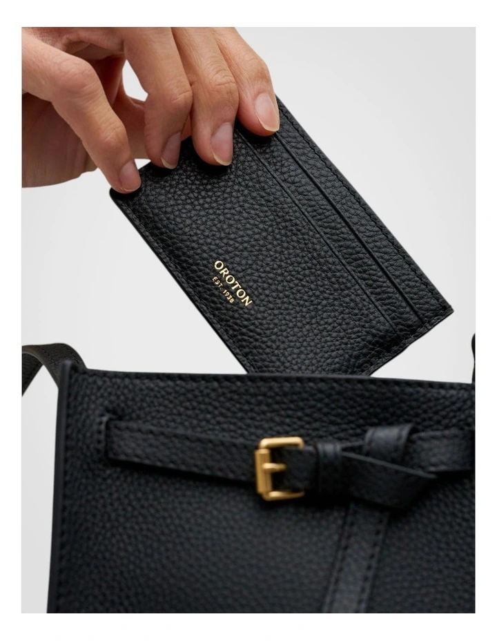 Margot Card Sleeve Wallet in Black image 4