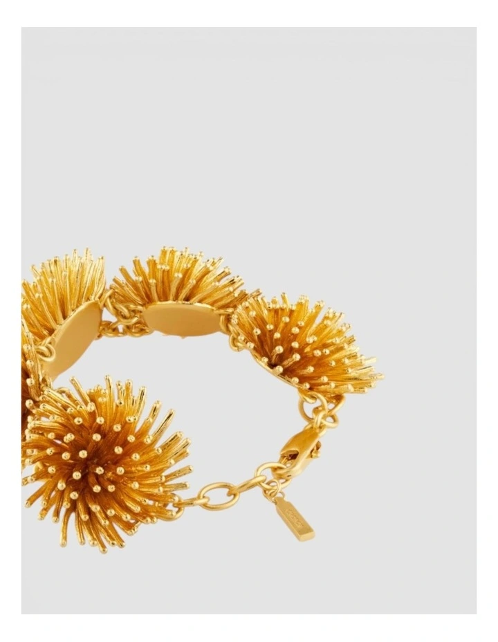 Urchin Bracelet in Worn Gold image 2
