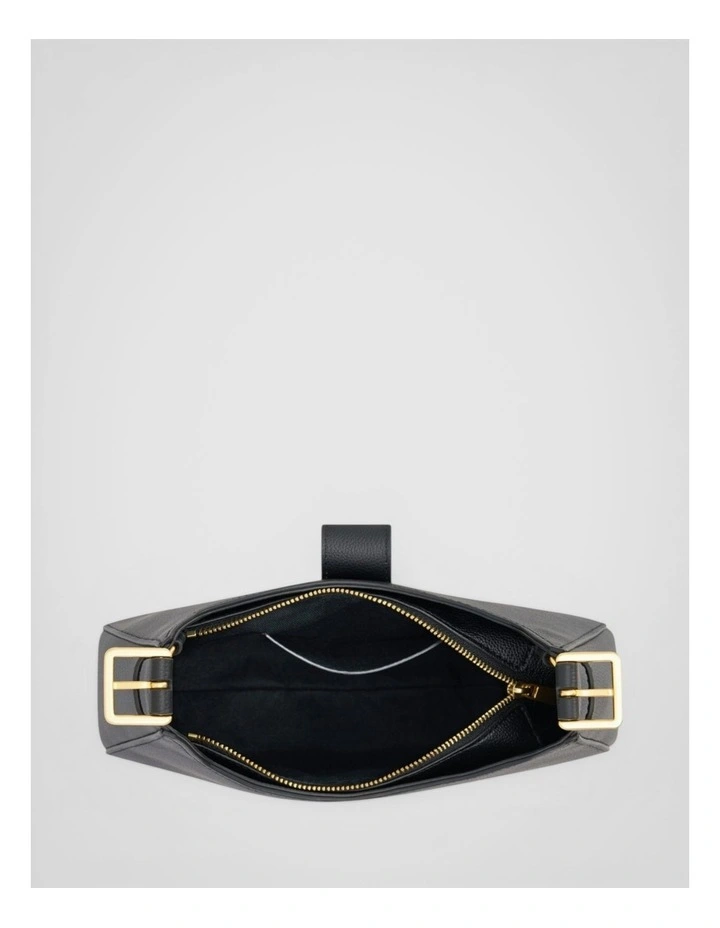 Yvonne Baguette Bag in Black image 3
