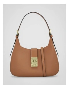 Yvonne Baguette Bag in Tan