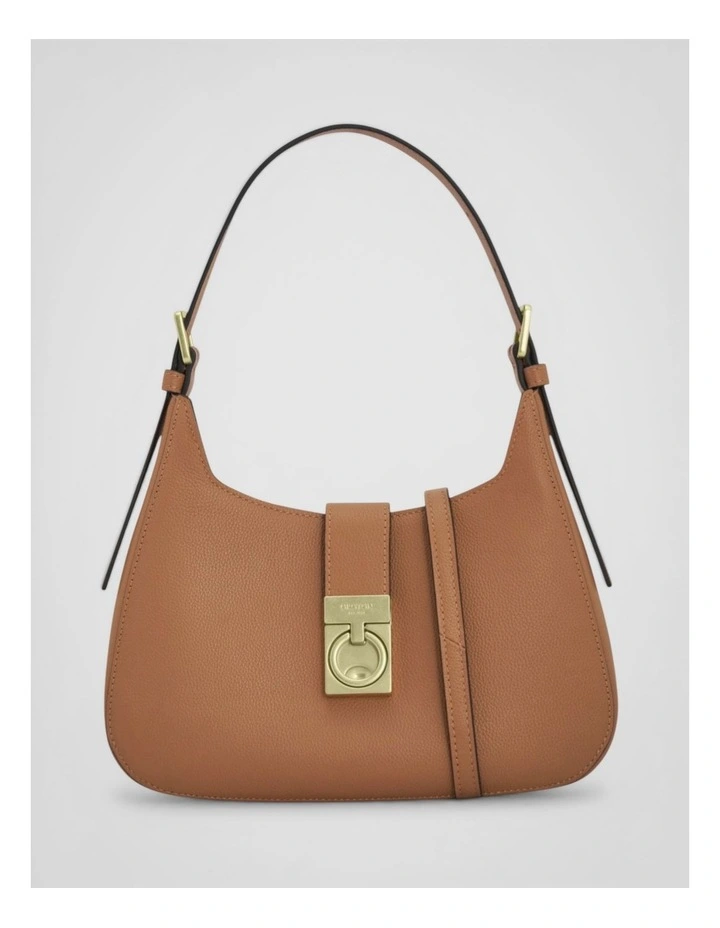 Yvonne Baguette Bag in Tan image 1