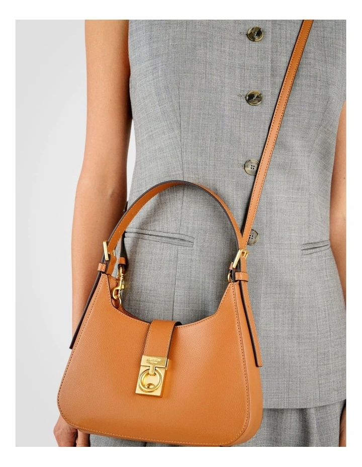 Yvonne Baguette Bag in Tan image 7