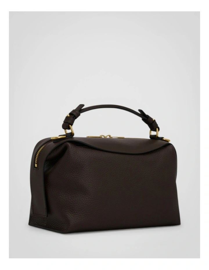 Mica Bowler Bag in Dark Chocolate image 2
