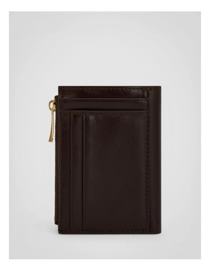 Cecile 10 Credit Card Mini Zip Wallet in Copper image 2