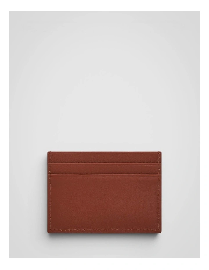 Larsen Credit Card Sleeve in SADDLE BROWN image 2