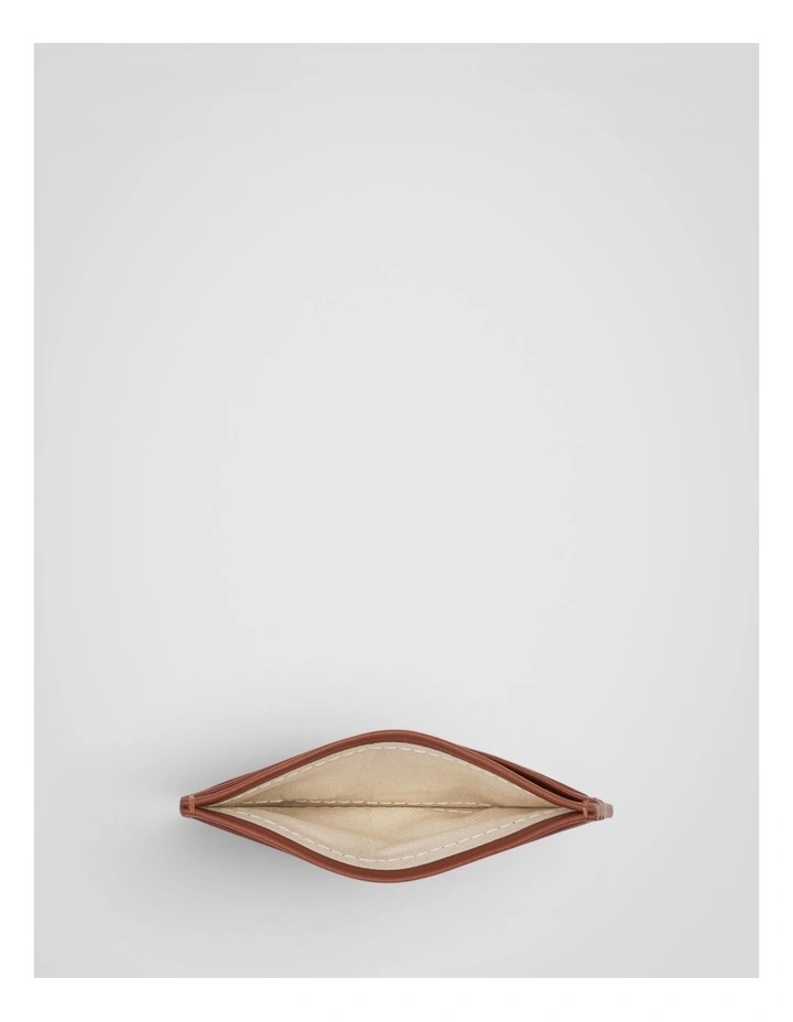Larsen Credit Card Sleeve in SADDLE BROWN image 3