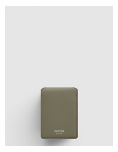 Oroton Larsen Slim Wallet in GREY GOOSE