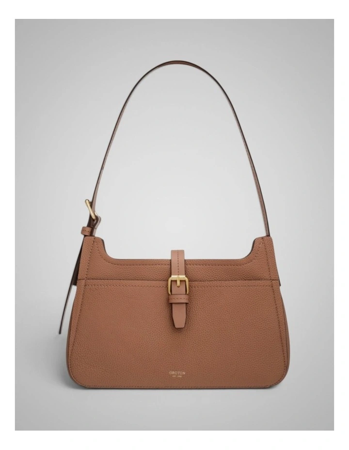 Dylan Baguette Bag in Tan image 1
