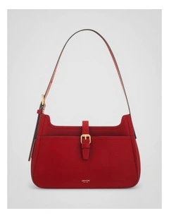 Dylan Baguette Bag in Dark Ruby