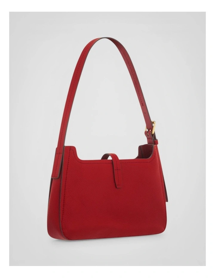 Dylan Baguette Bag in Dark Ruby image 2