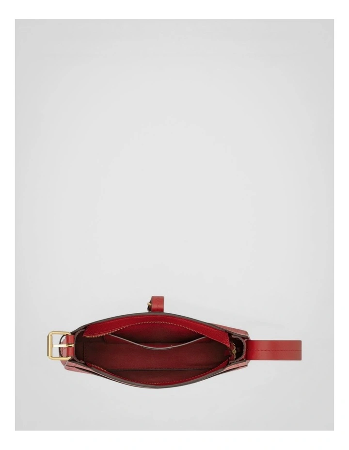 Dylan Baguette Bag in Dark Ruby image 3