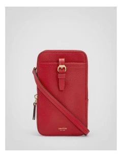 Dylan Phone Crossbody Bag in Dark Ruby