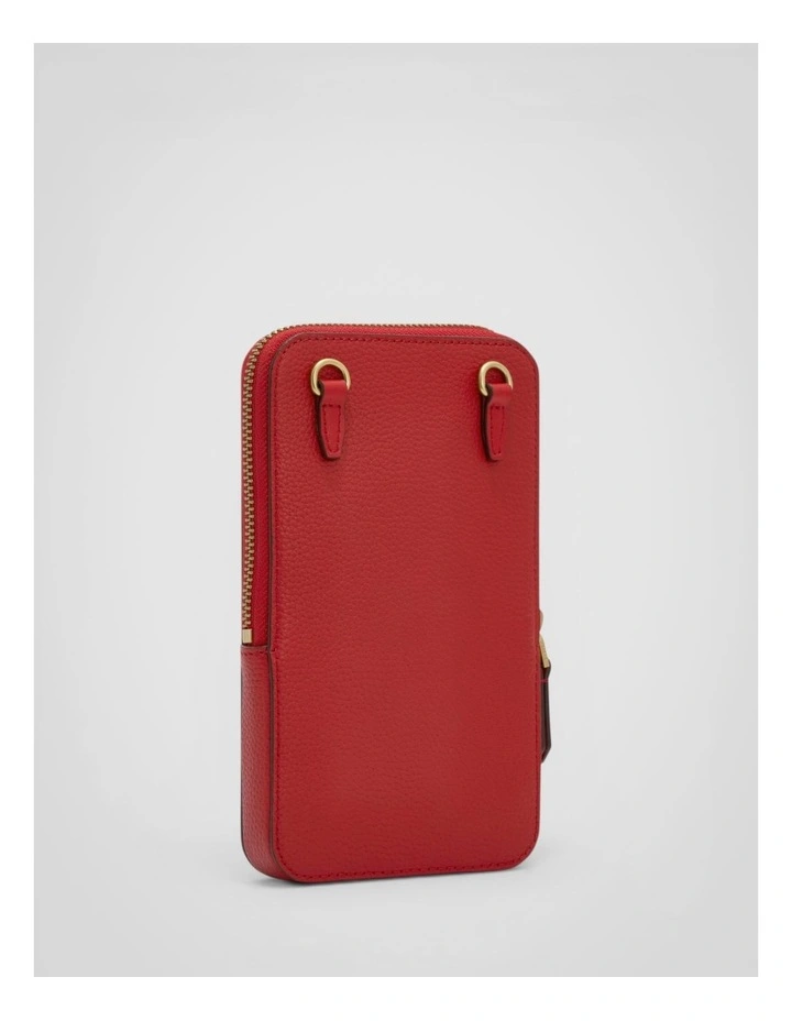 Dylan Phone Crossbody Bag in Dark Ruby image 2