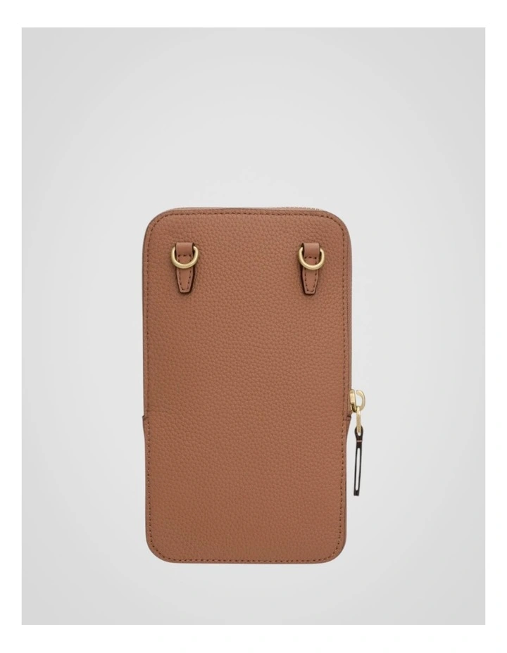 Dylan Phone Crossbody in Tan image 2