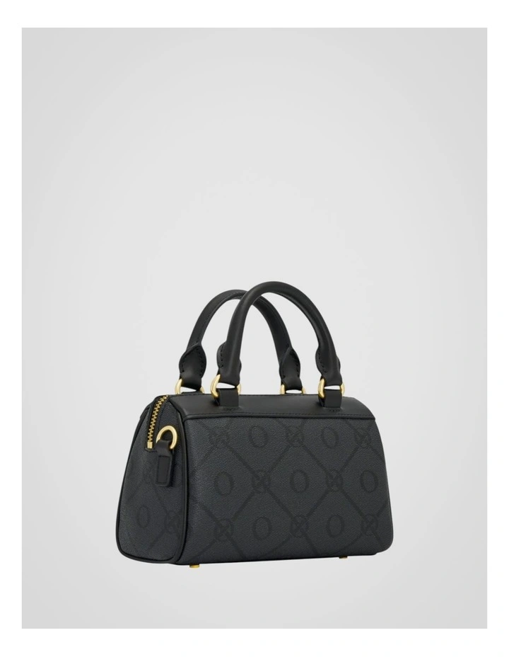 Harvey Signature Tiny Barrel Bag in Black image 2