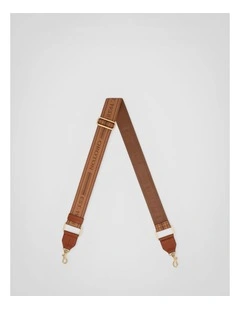 Heather Long Webbing Strap in Tan/Cognac