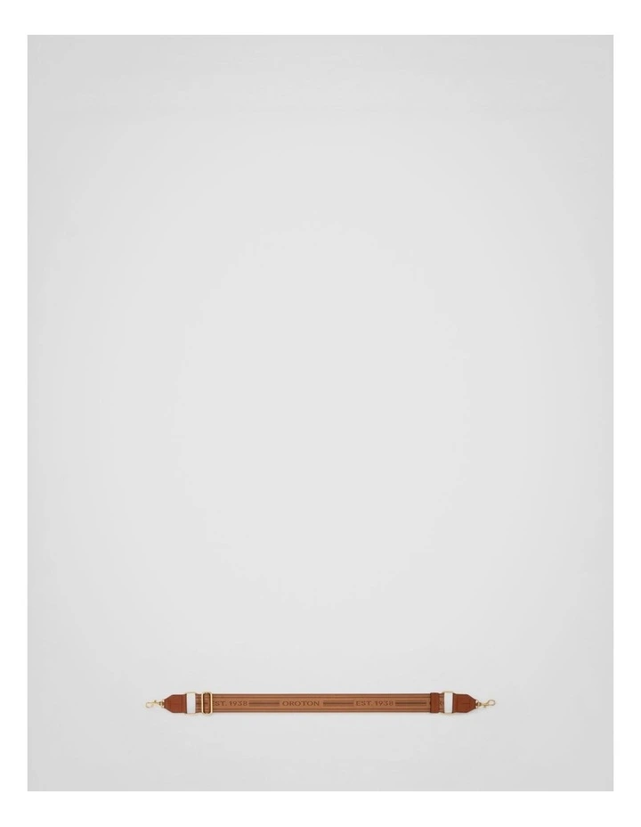 Heather Long Webbing Strap in Tan/Cognac image 2