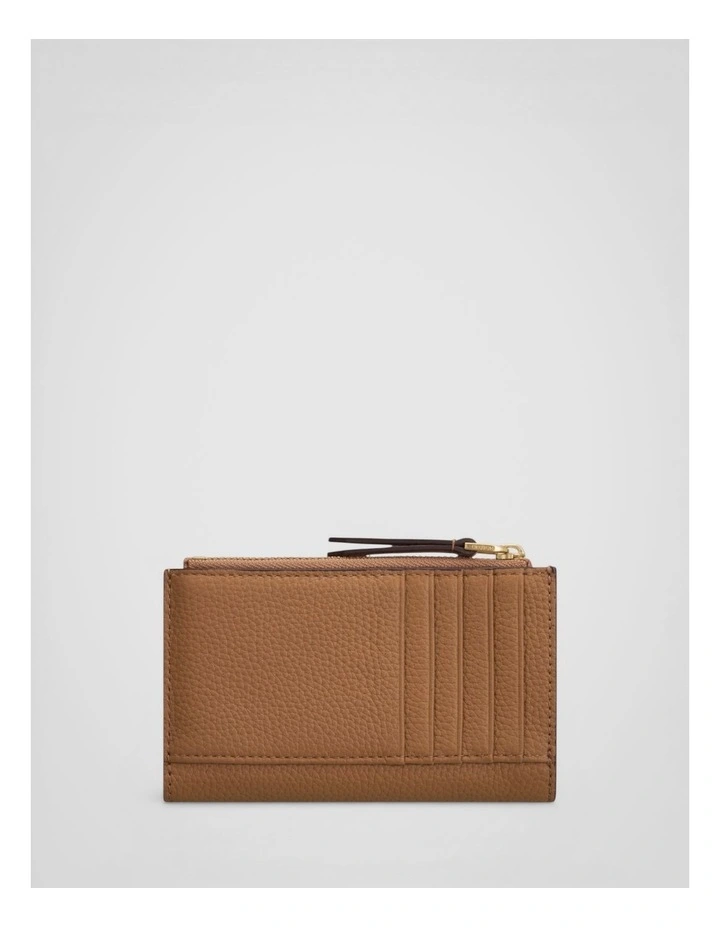 Eve 12 Credit Card Zip Wallet in Tan image 2