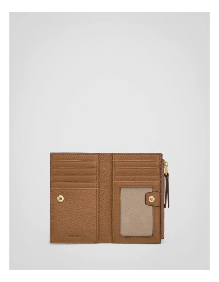Eve 12 Credit Card Zip Wallet in Tan image 3