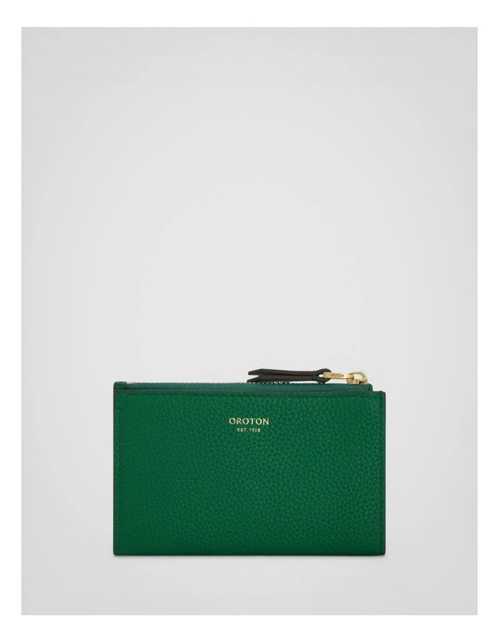 Eve Mini 4 Credit Card Zip Pouch in Crocodile image 1