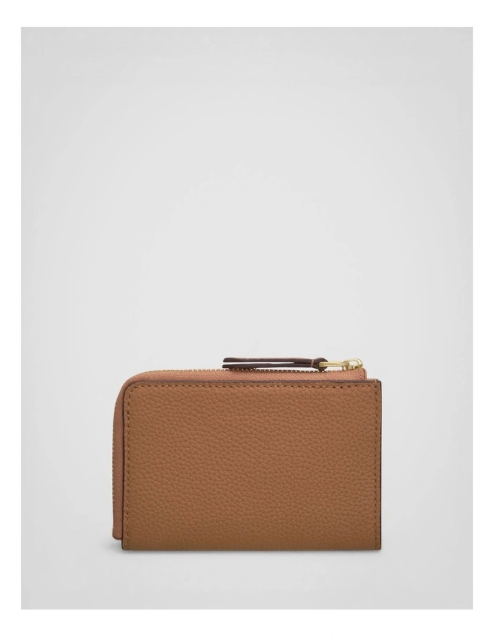 Eve Pouch With Key Ring in Tan image 2