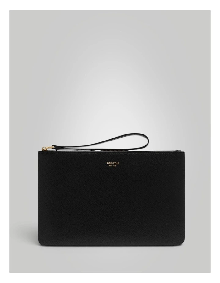 Eve Medium Pouch in Black image 1