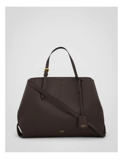 Margot Large Day Bag in Dark Chocolate