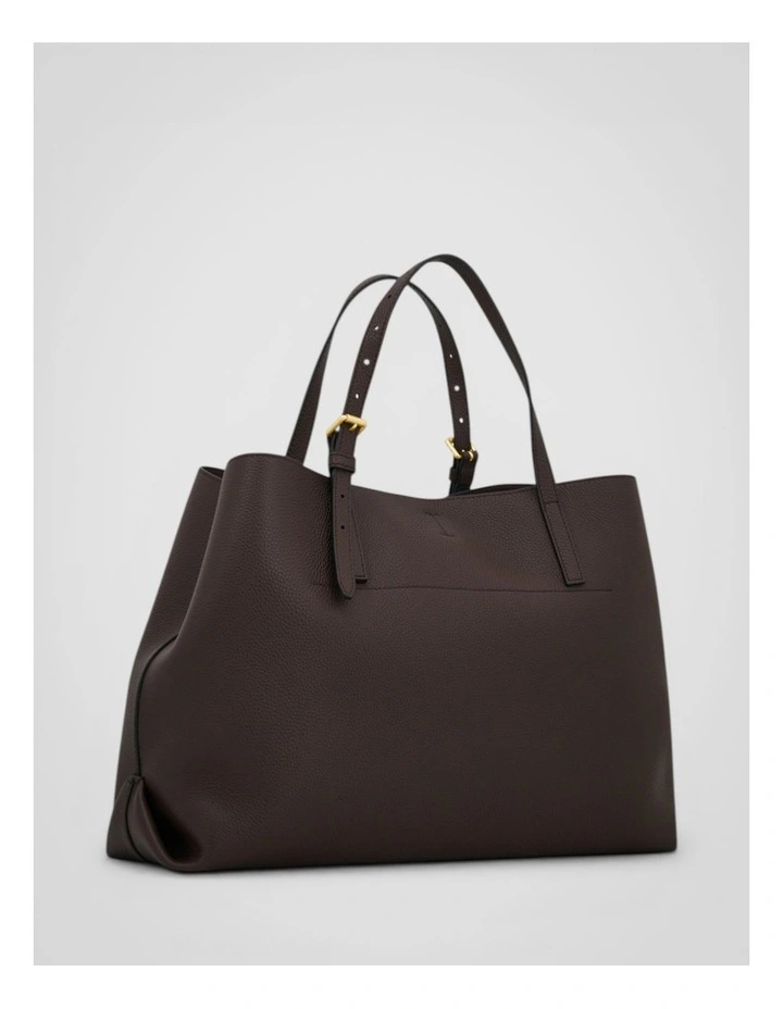 Margot Large Day Bag in Dark Chocolate image 2