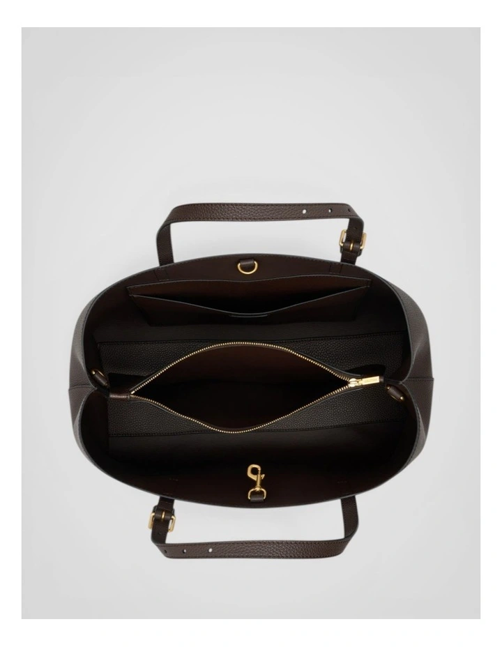 Margot Large Day Bag in Dark Chocolate image 3