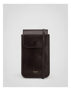 Margot Phone Crossbody in Dark Chocolate