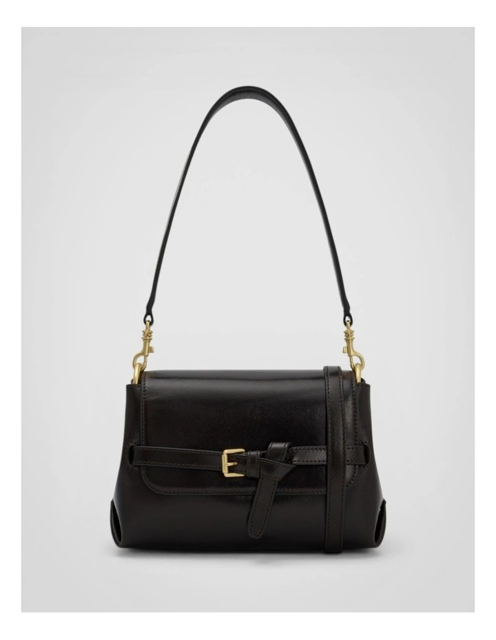 Margot Small Top Handle in Dark Chocolate image 1