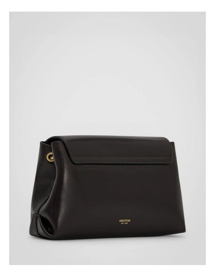 Margot Small Top Handle in Dark Chocolate image 2