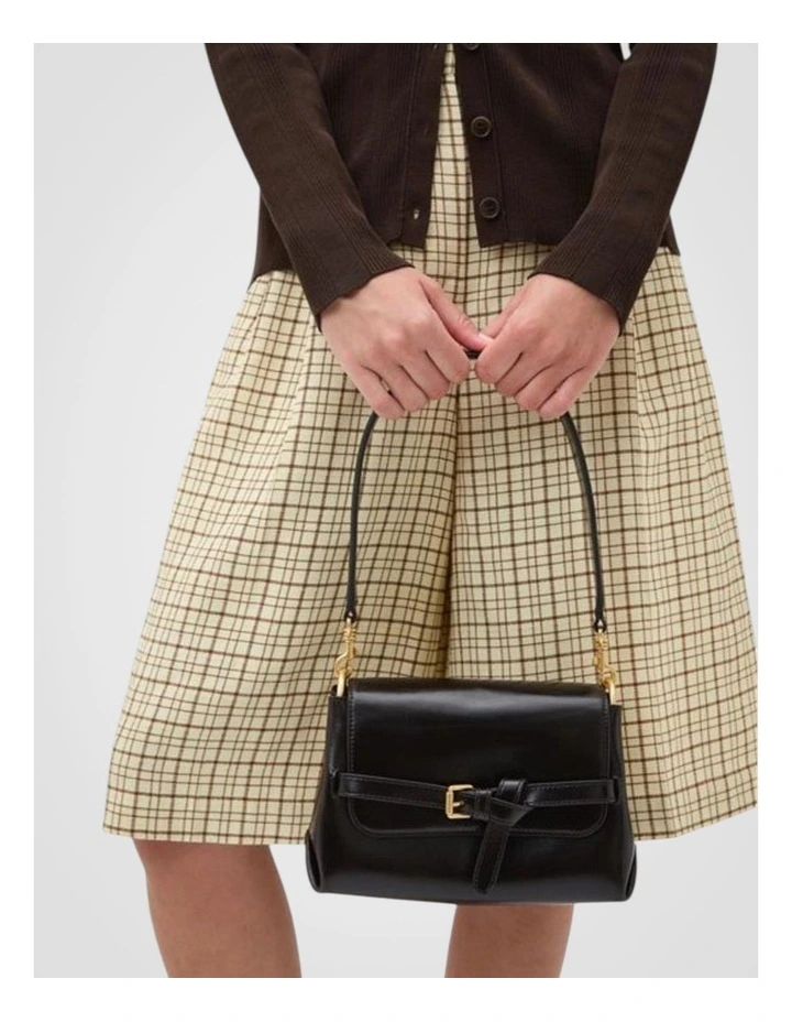 Margot Small Top Handle in Dark Chocolate image 4