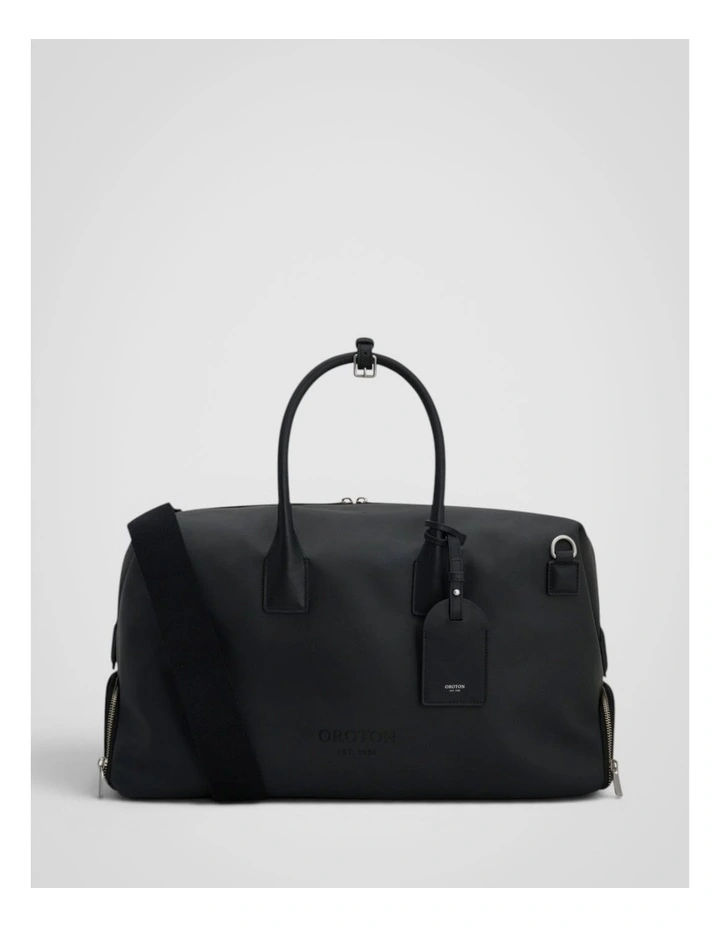 Voyager Coated Nylon Weekender in Black image 1