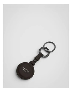 Larsen Air Tag Keychain in Dark Chocolate
