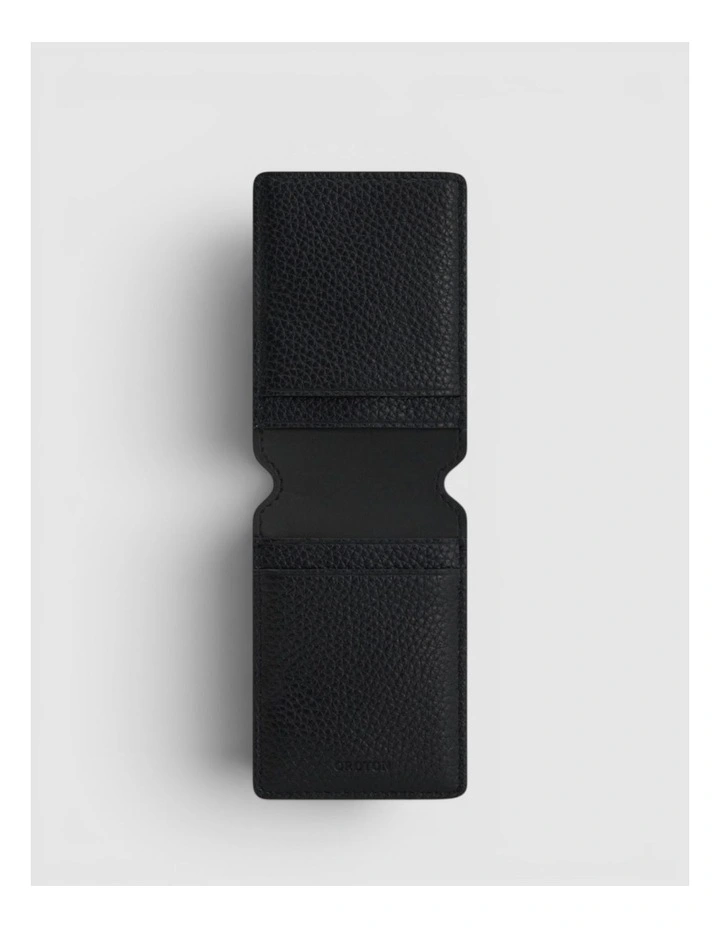 Larsen Slim Wallet in Black image 3