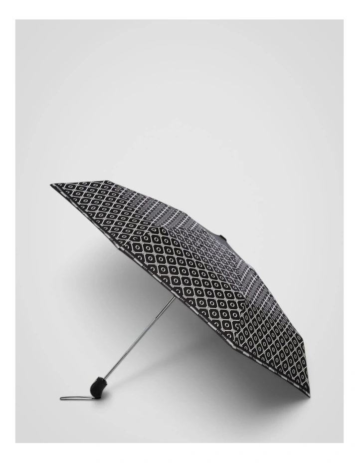 Parker Small Umbrella Black/Cream image 1