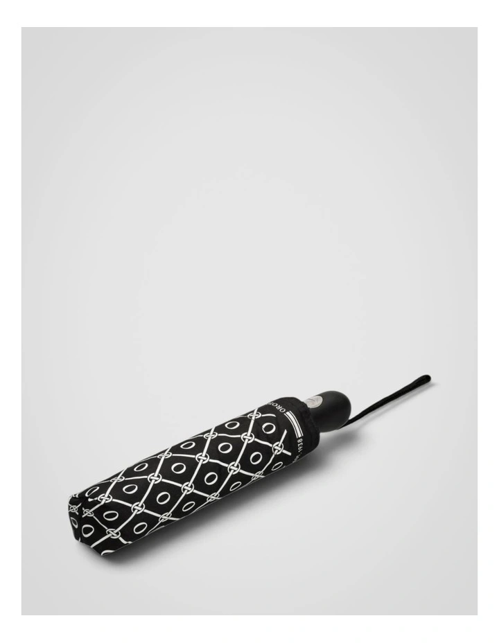 Parker Small Umbrella Black/Cream image 2
