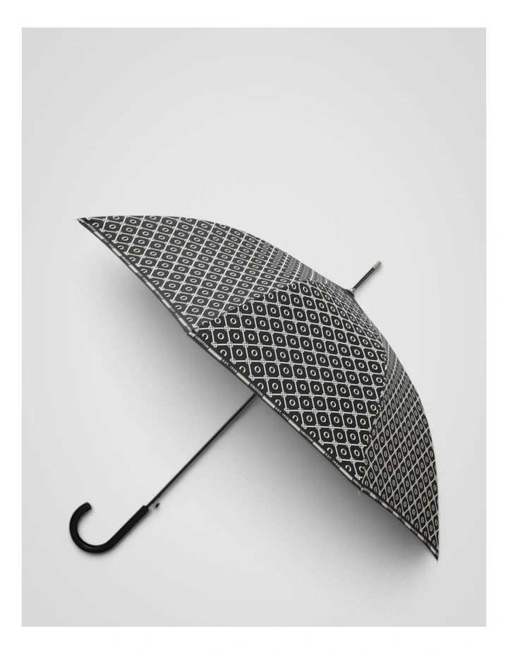 Parker Large Umbrella Black/Cream image 1