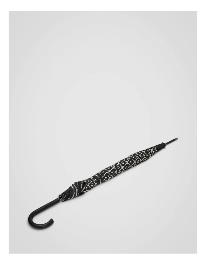 Parker Large Umbrella Black/Cream image 2