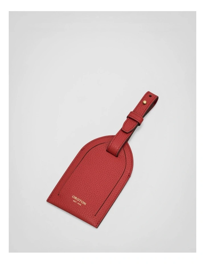 Eve Luggage Tag in Dark Ruby image 1