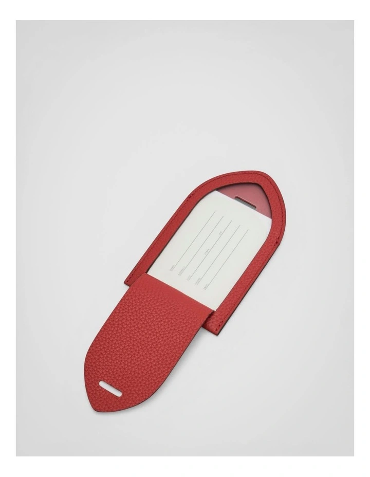 Eve Luggage Tag in Dark Ruby image 2