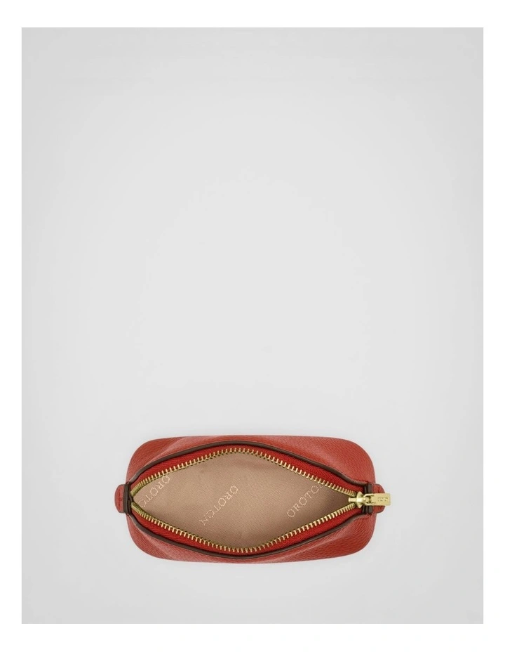 Eve Mini Beauty Case in Dark Ruby image 3