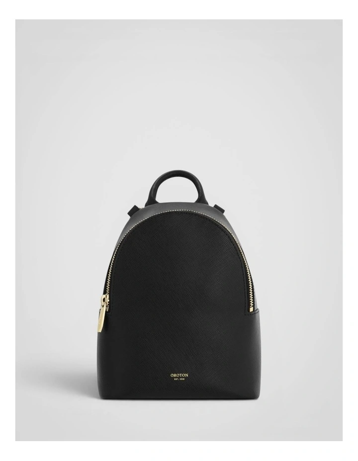 Inez Mini Backpack in Black image 1