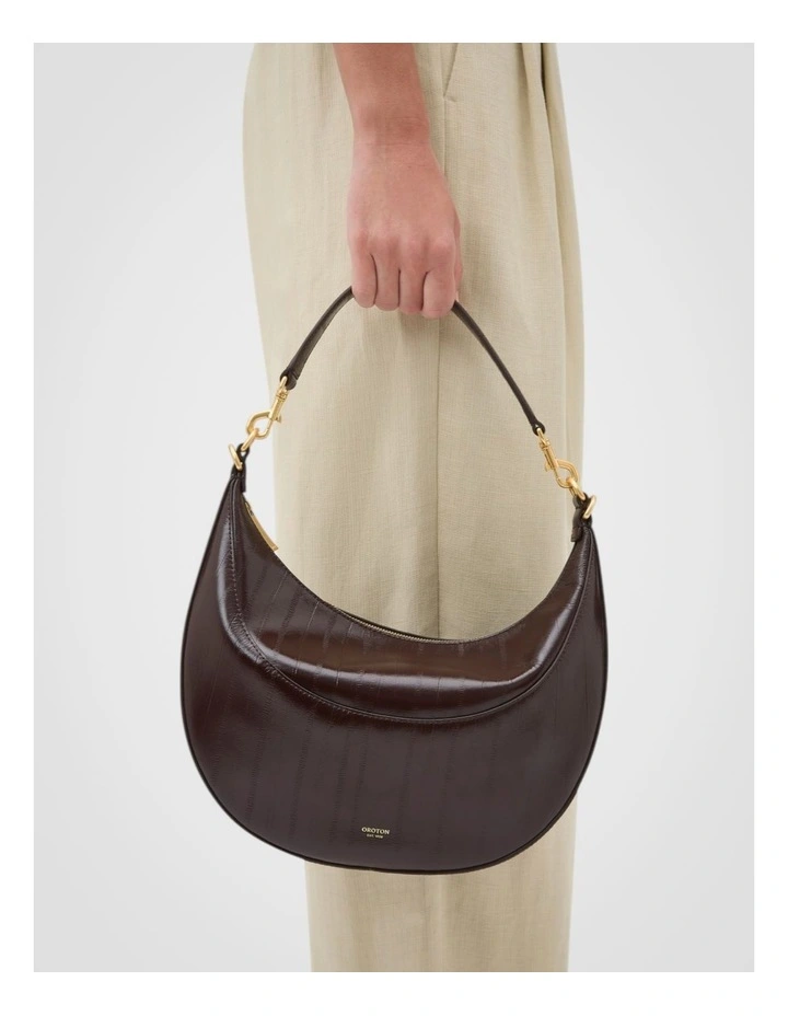 Florence Texture Medium Hobo in Mulberry image 5