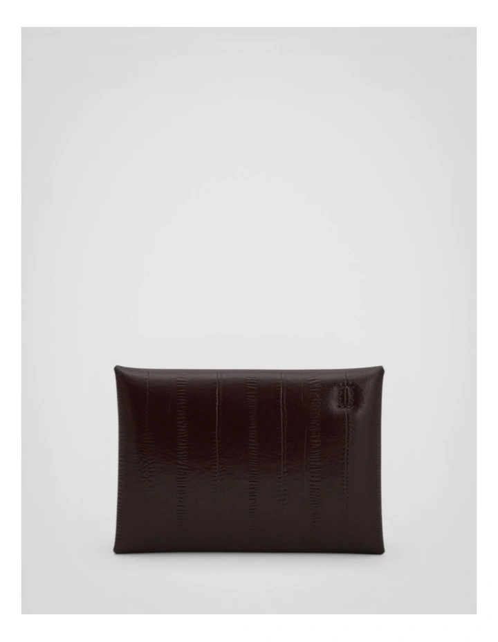 Margot Texture Keyring Pouch in Mulberry image 2