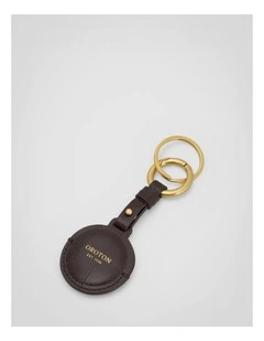 Cecile Texture Airtag Keyring Mulberry